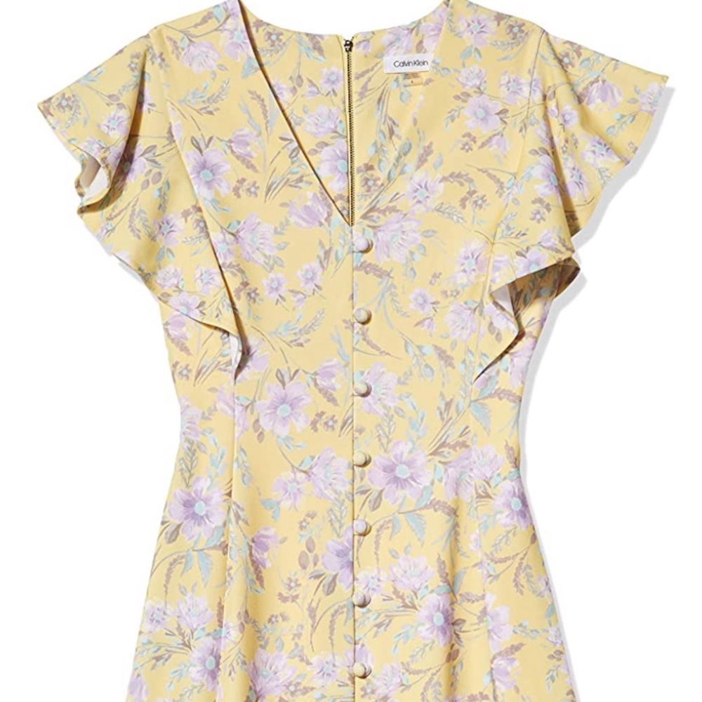 Calvin Klein floral dress..NWT